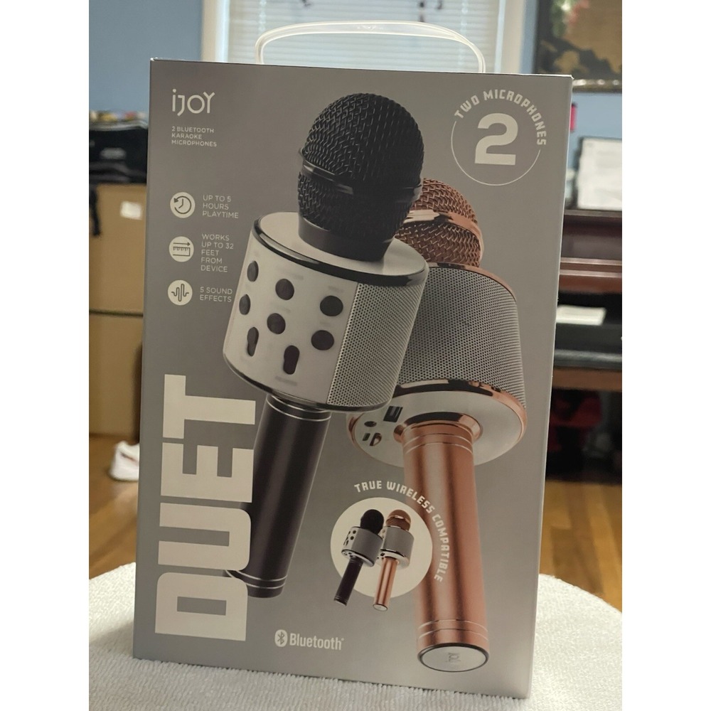 2pk Vibes Duet Karaoke Wireless Mic Have Fun,Sing Along To Your Family & Friends